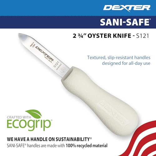 Dexter Outdoors 2.75-inch blade delivers leverage for precise shucking