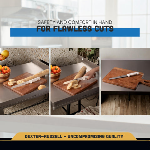 Dexter Outdoors serrated blade powers through fruits and vegetables