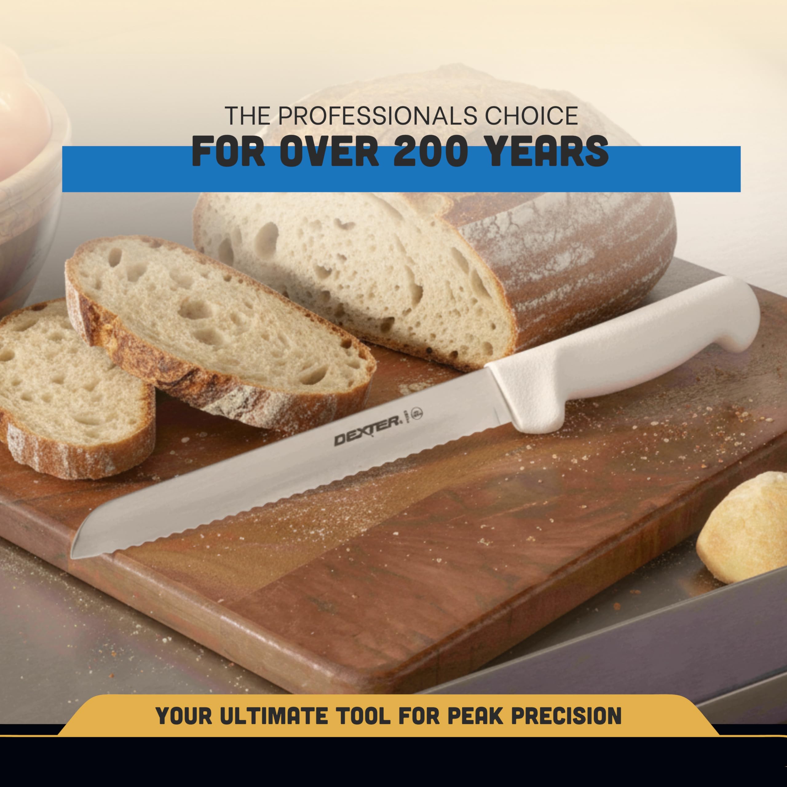 Dexter Outdoors 8-inch bread knife for breakfast and dinner prep