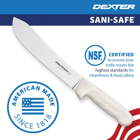Dexter Outdoors Sani-Safe Series USA-made knife in action for high-volume production.