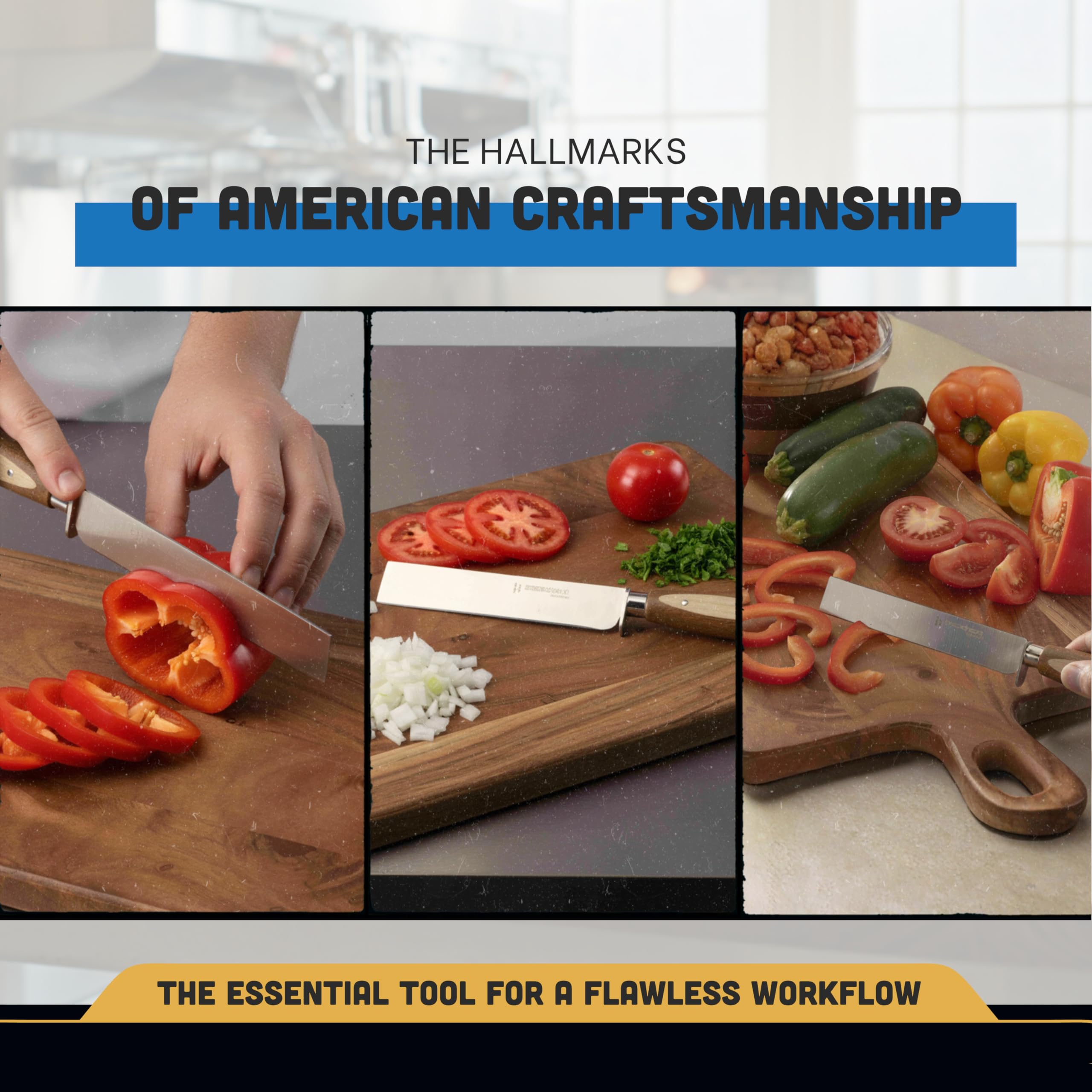 Dexter-Russell 166 Traditional 09160 knife slicing vegetables in prep