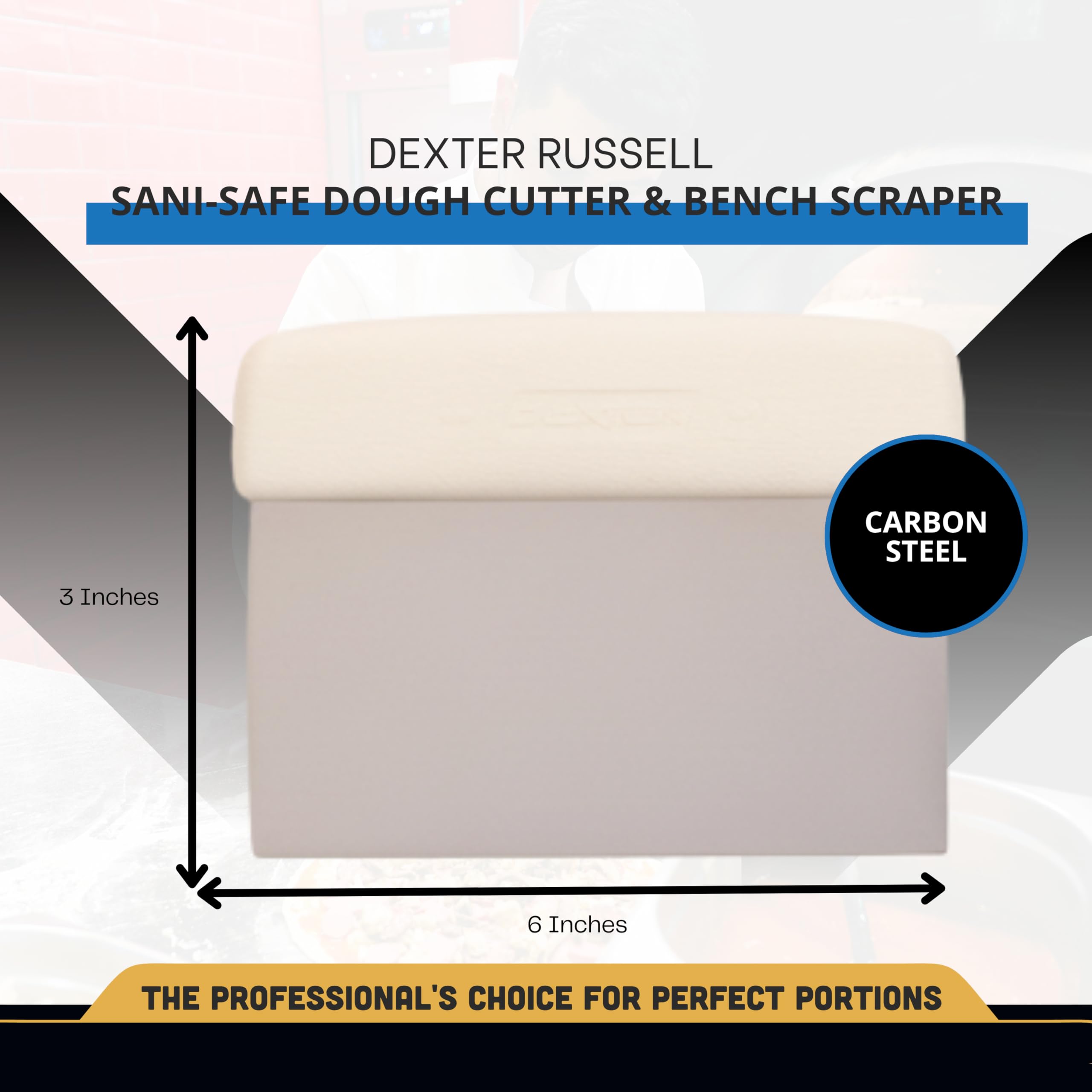 Dexter-Russell 19783 seamless-design ensures thorough cleaning between batches.
