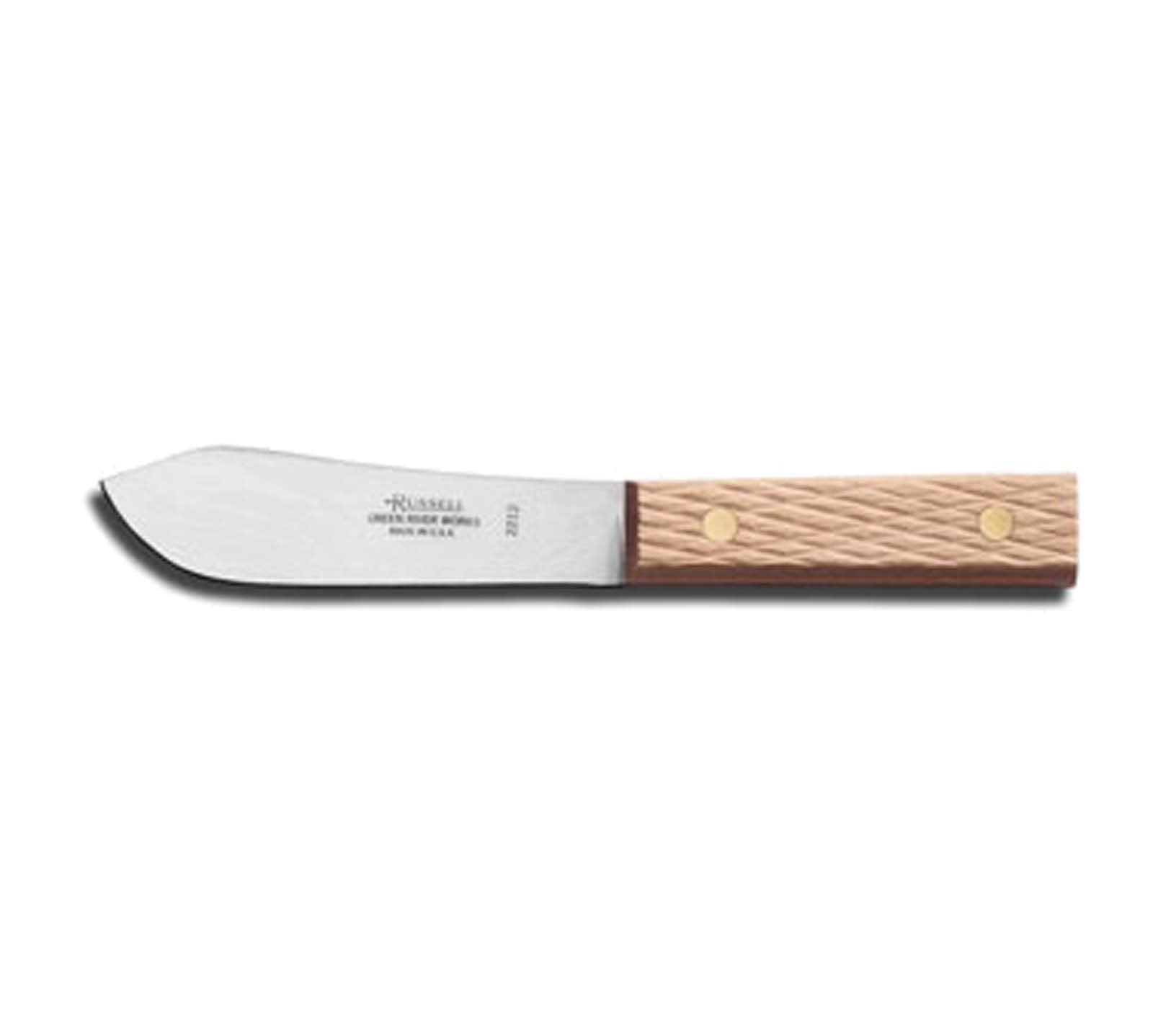 Dexter-Russell 2212 fish sheath knife with beech handle for safe storage and precise prep.