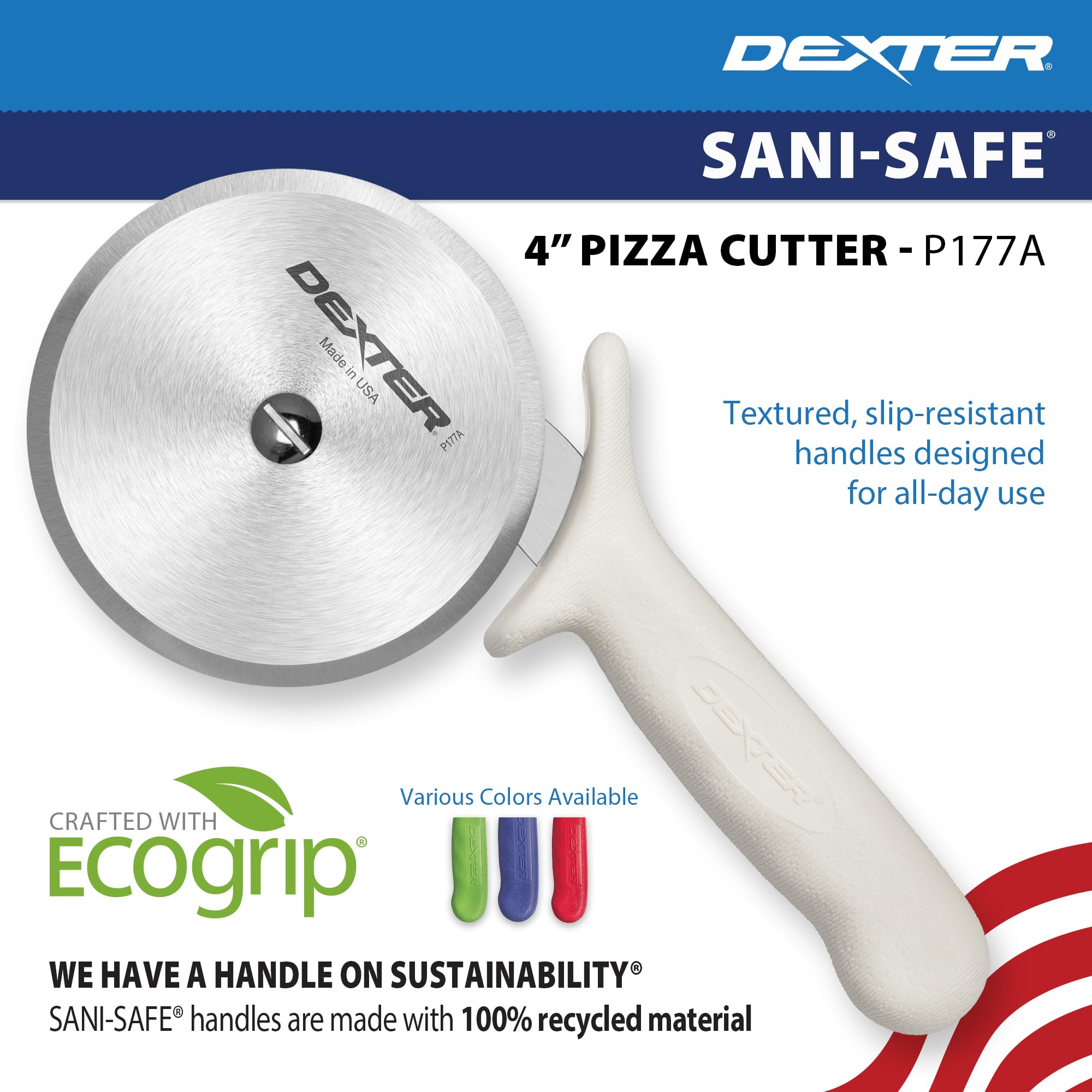 Dexter-Russell P177A-4PCP Sani-Safe texture handle for hygiene