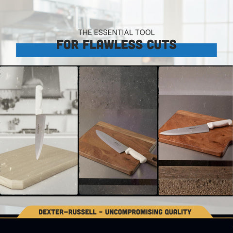 Dexter-Russell P94802 precision-edge enables uniform dicing and slicing.
