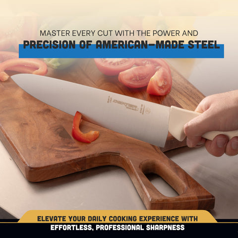 Dexter-Russell S145-10PCP full view highlights ergonomic design and heft.