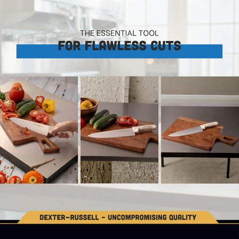 Dexter-Russell S145-10PCP Sani-Safe logo emphasizes reliability for pro kitchens.