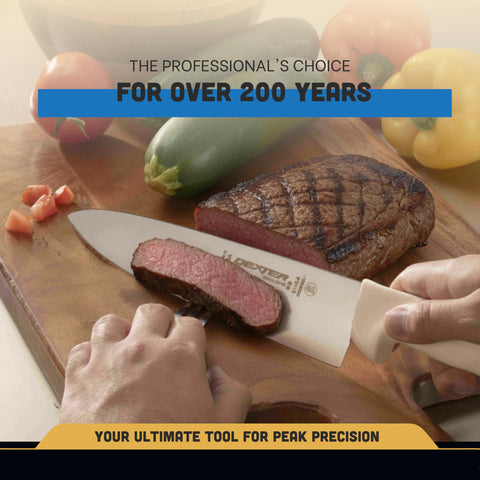 Dexter-Russell S145-8 knife performs in home and professional kitchens.