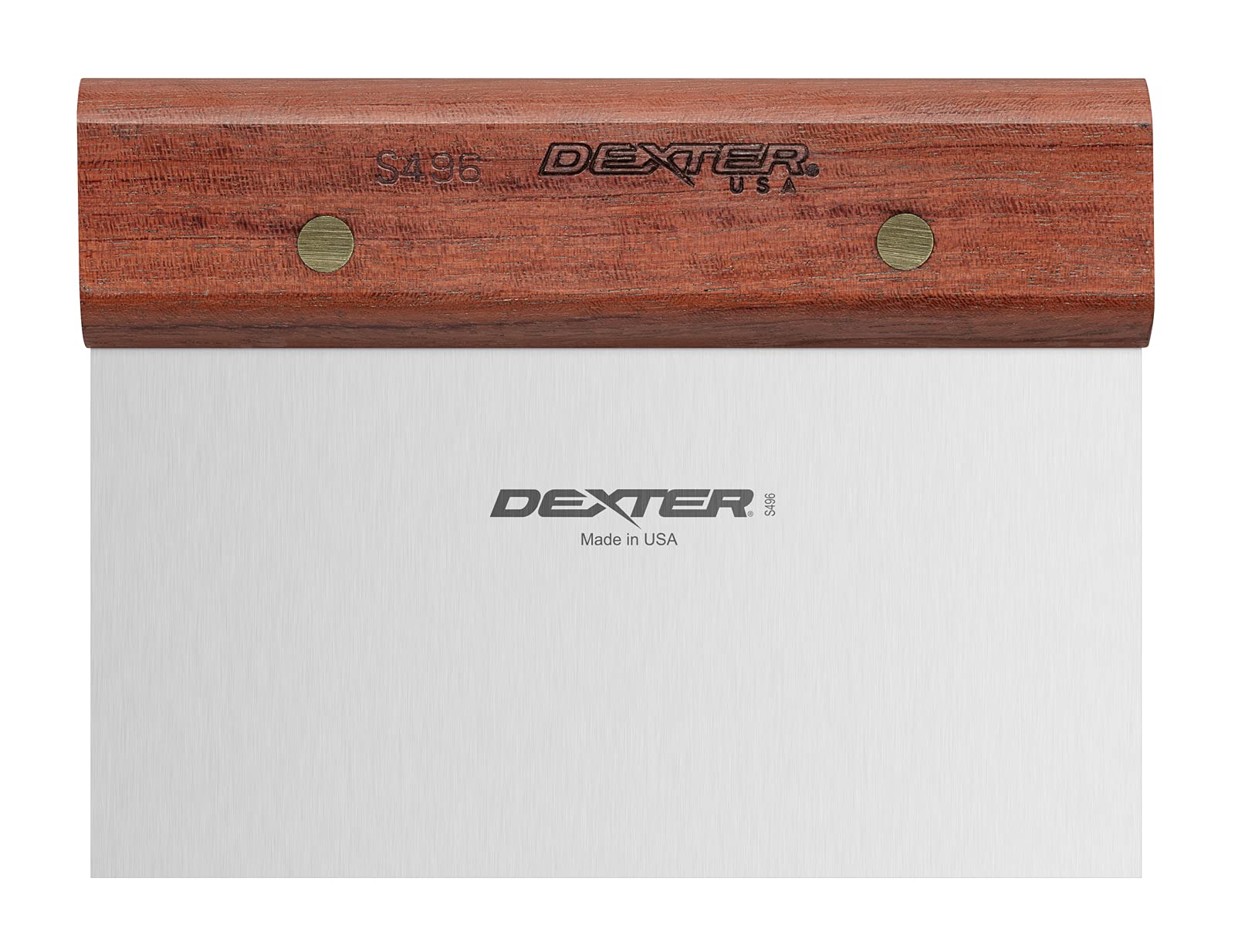 Dexter Russell S496PCP dough cutter blade close-up for precise cuts.