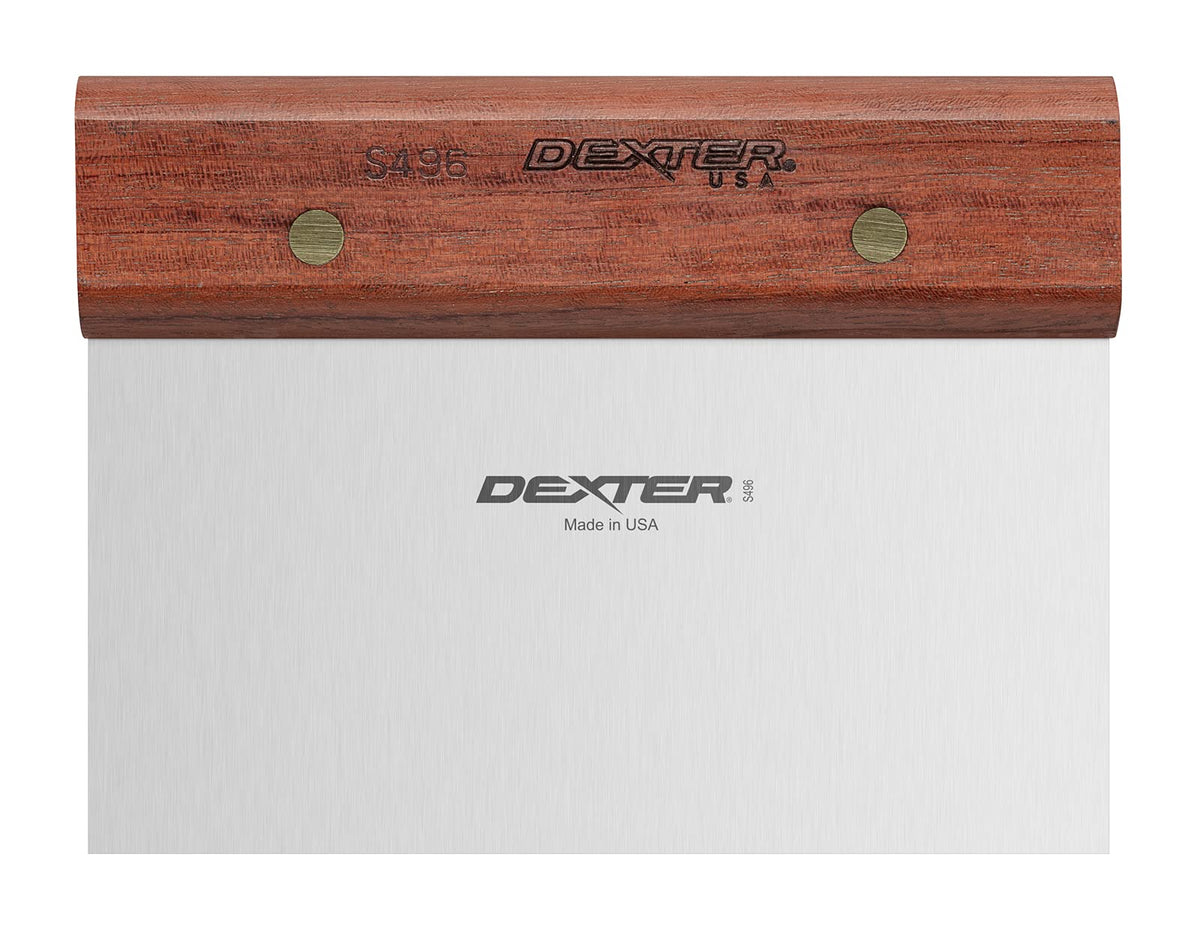 Dexter Russell S496PCP dough cutter blade close-up for precise cuts.