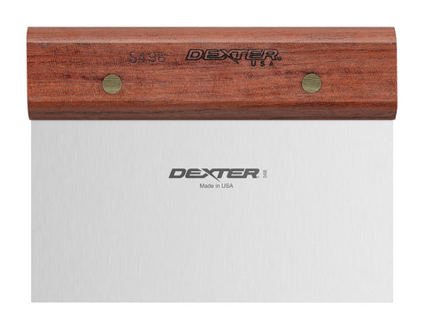Dexter Russell S496PCP dough cutter blade close-up for precise cuts.