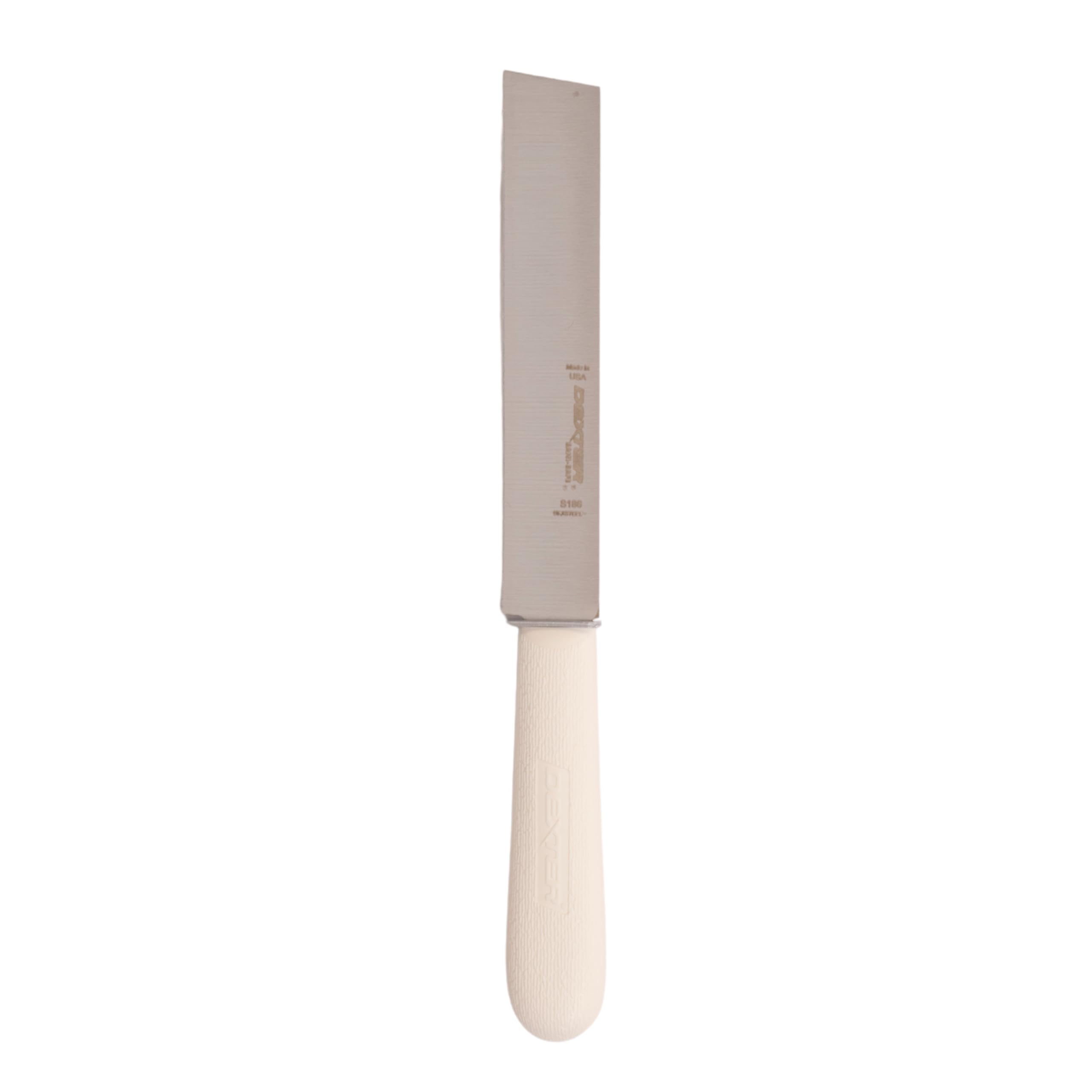 Dexter-Russell Sani-Safe 6in knife blade close-up for precise fruit and vegetable cuts.