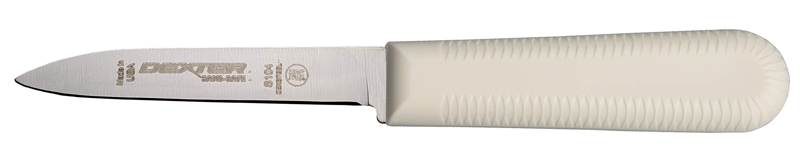 Dexter-Russell Sani-Safe S104SC-3RWC stain-free blade stays sharp through daily use.