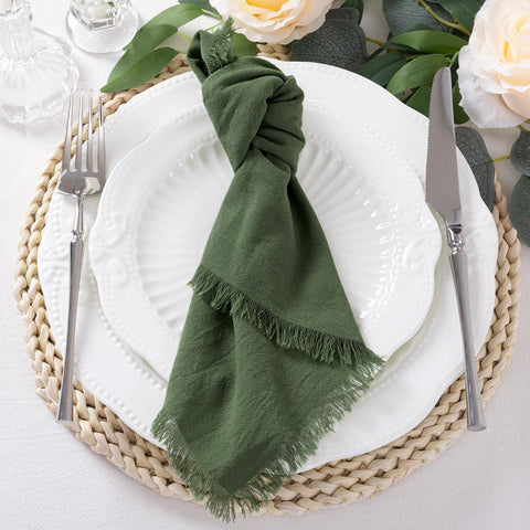 DeZerlor napkins are machine washable on a gentle cycle