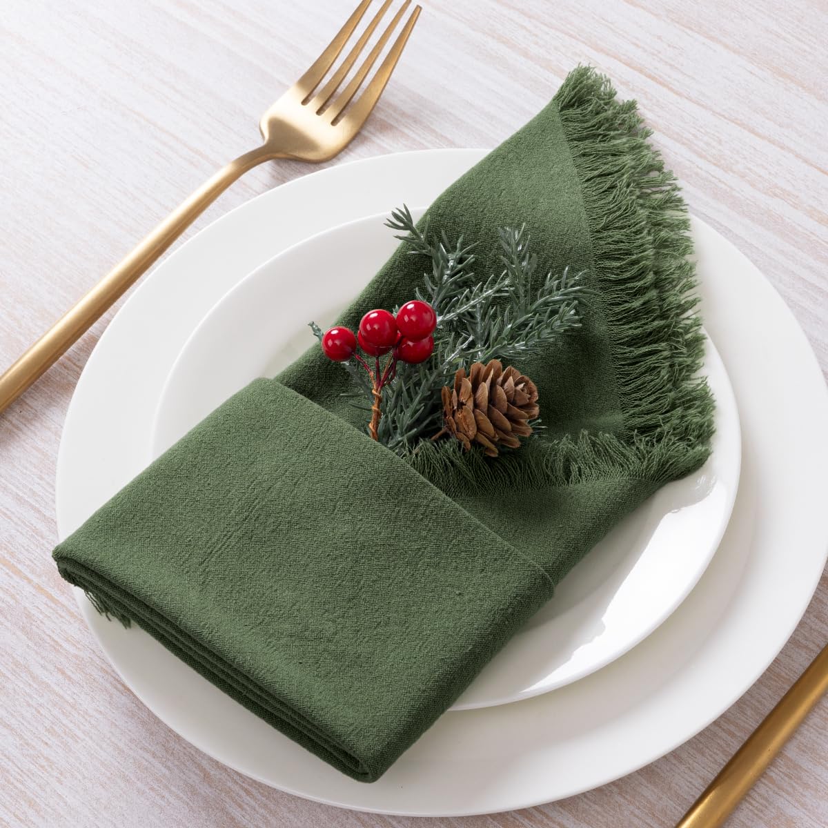 DeZerlor napkins maintain color and texture after many washes