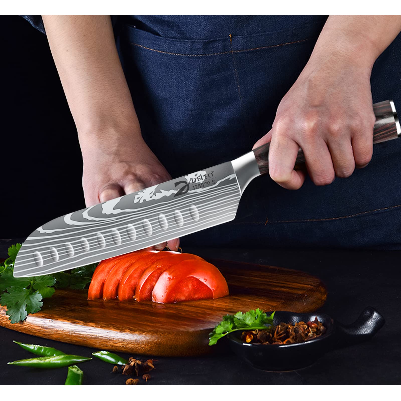 Dfito dishwasher safe blades simplify post meal cleanup without sacrificing edge retention.