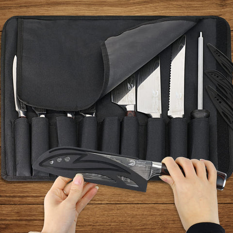 Dfito high carbon stainless steel blades deliver long lasting sharpness for precise slicing.