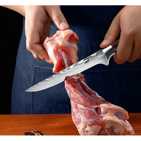 Dfito professional knife set supports versatile kitchen tasks from chopping to slicing.
