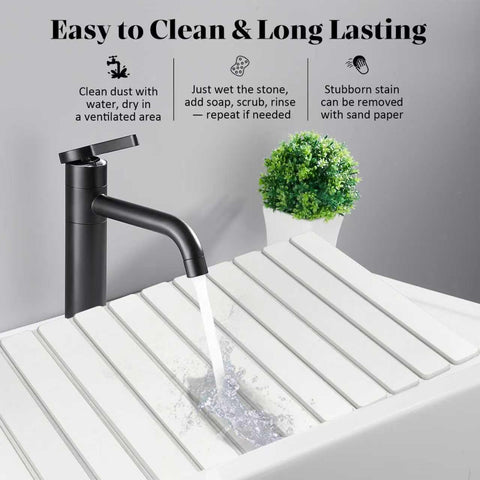 DFJKJUU Extral Large Stone Drying Mat serving multiple purposes like plant saucer and pet mat