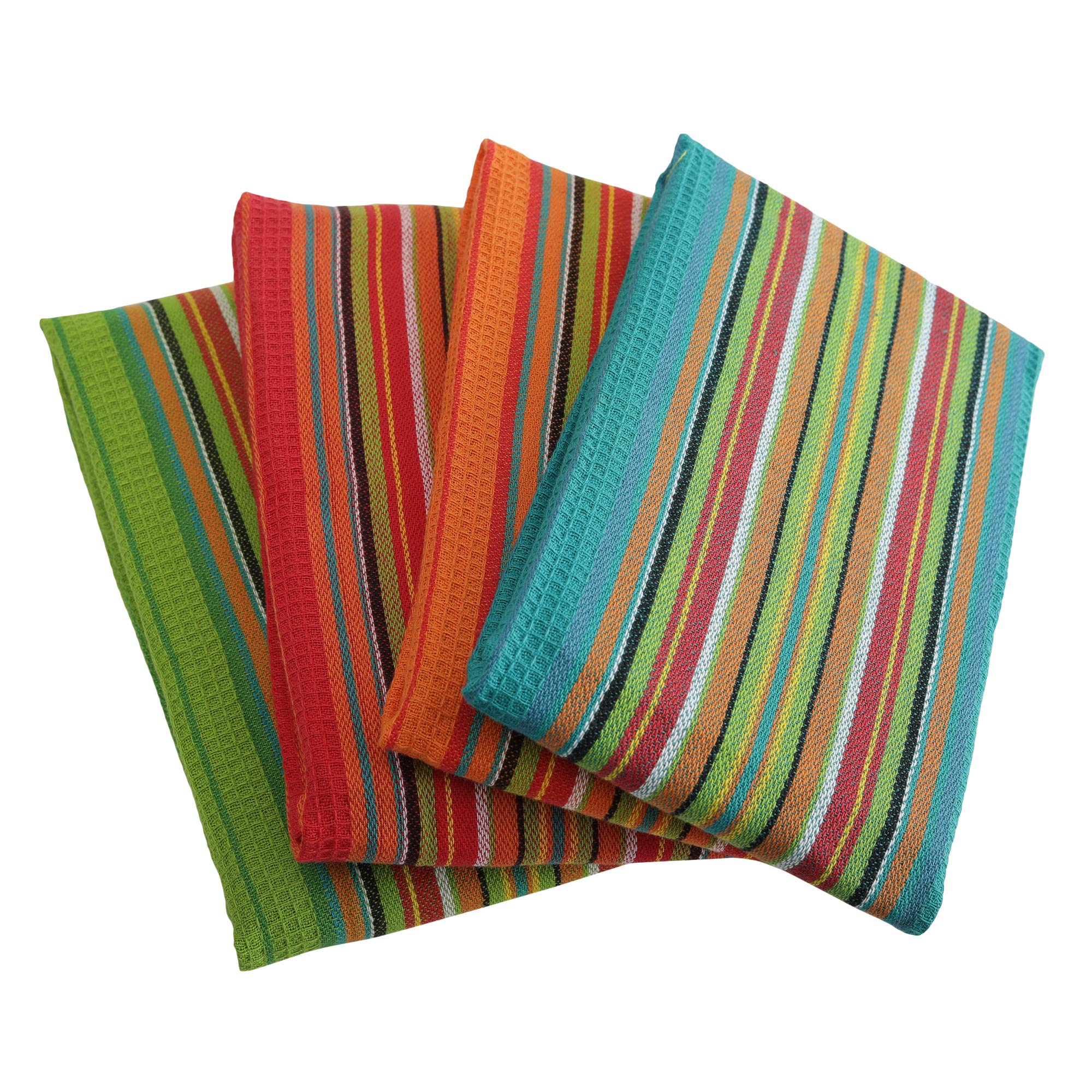 DG Collections Salsa Stripe towel is eco-friendly and reusable for daily cleaning.