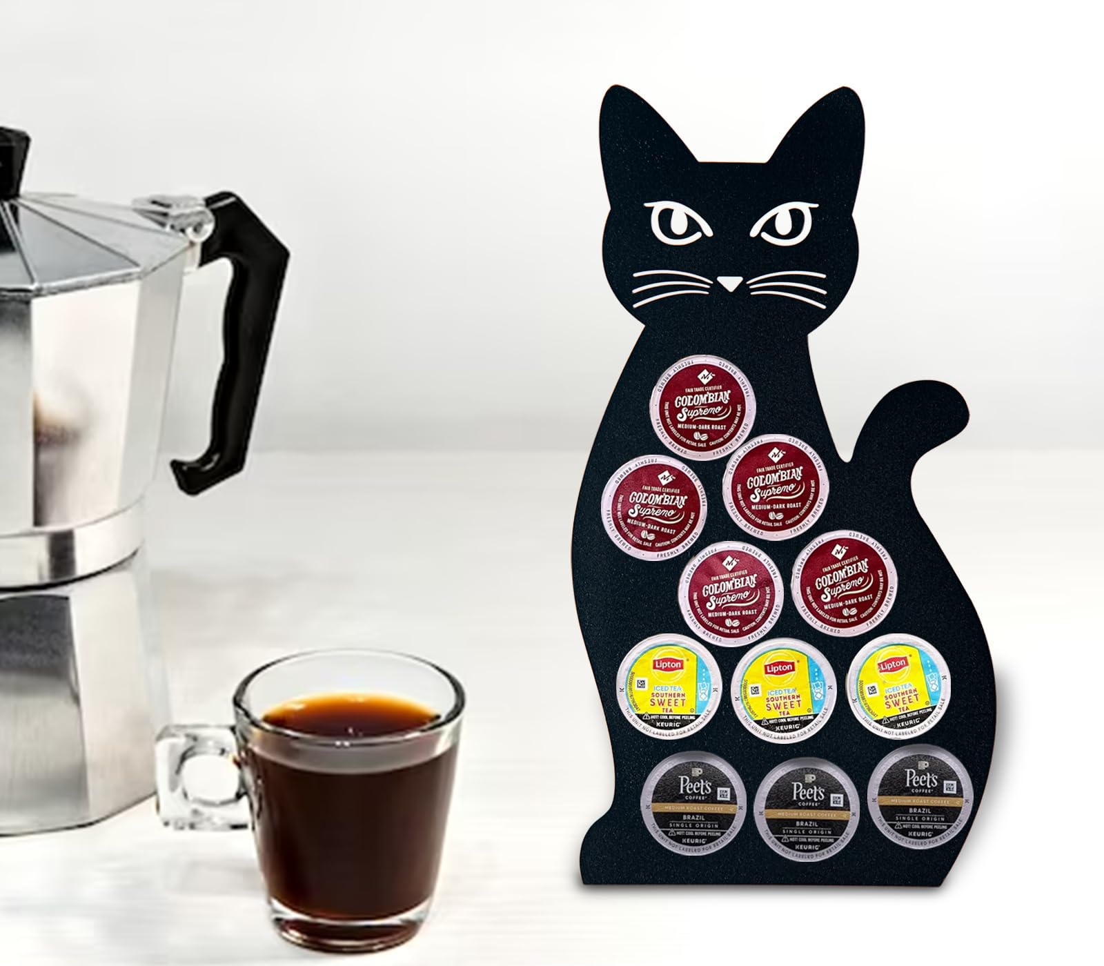 dgudgu cat coffee pod holder gift-ready packaging for cat lovers