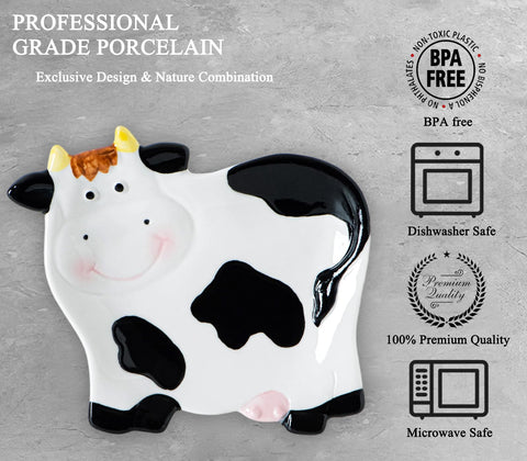 dgudgu Cow Spoon Rest farmhouse decor adds charm to kitchen spaces.