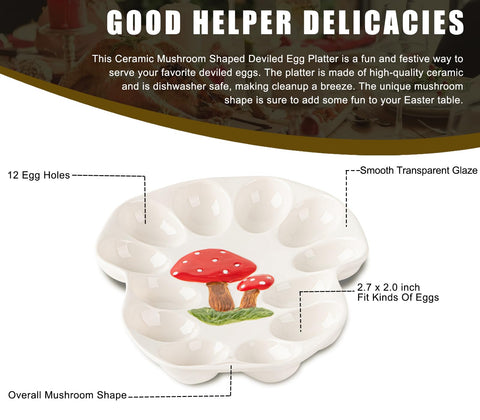 dgudgu decor dining table piece complements any setting while serving eggs