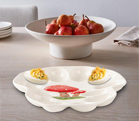 dgudgu party-serving platter for stylish appetizers and dips