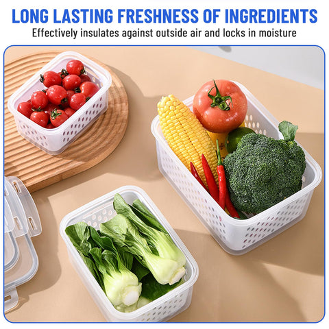 DharBnt dishwasher-safe fridge containers for easy cleaning