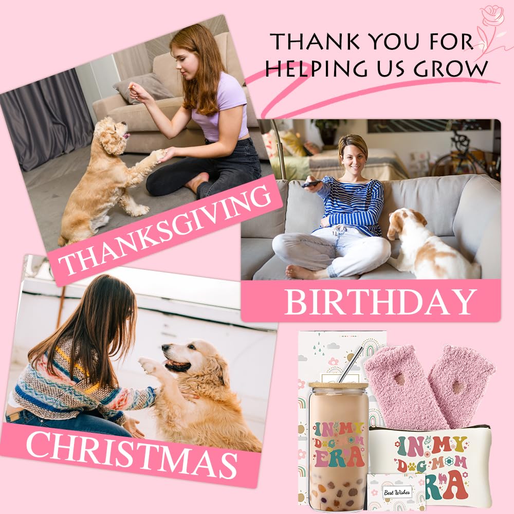 DHQH dog mom gift-wrapped set for cozy moments with pets.