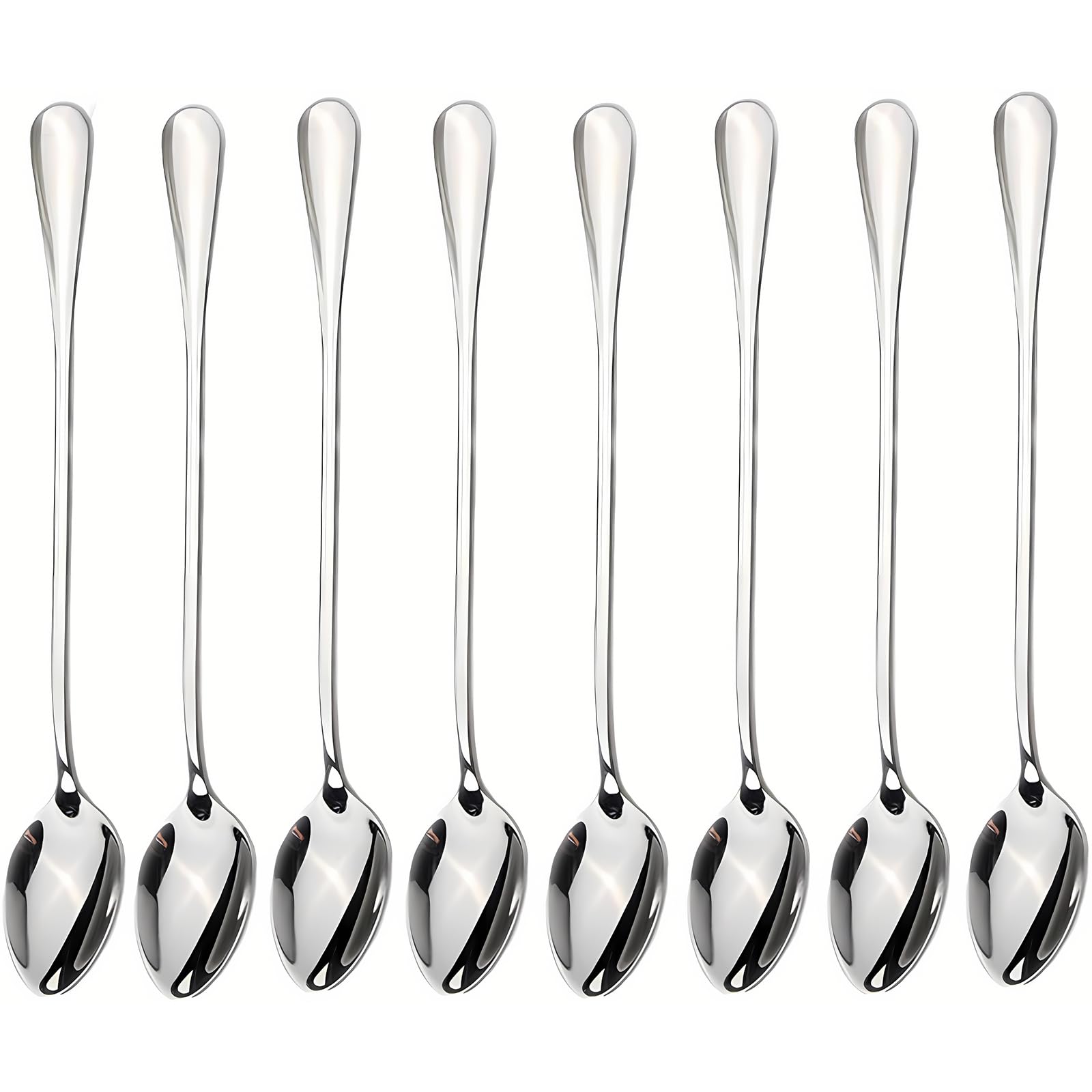 dhrbsx long-handled ice tea spoon for easy stirring in tall glasses