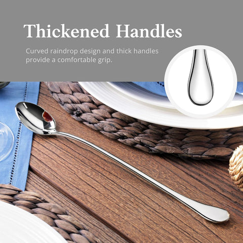 Dhrbsx stainless steel coffee spoon keeps stirring close at hand.