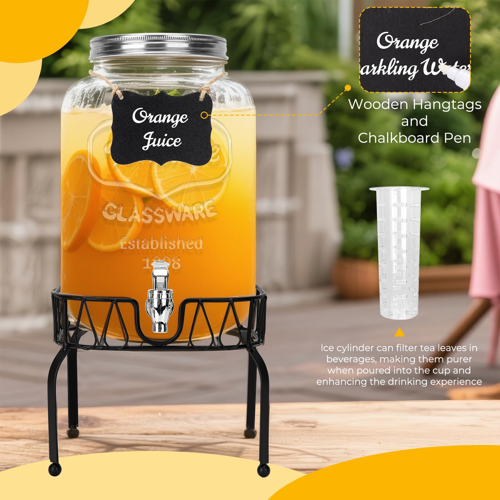DHSBTLS durable bracket provides stable support for large beverage containers