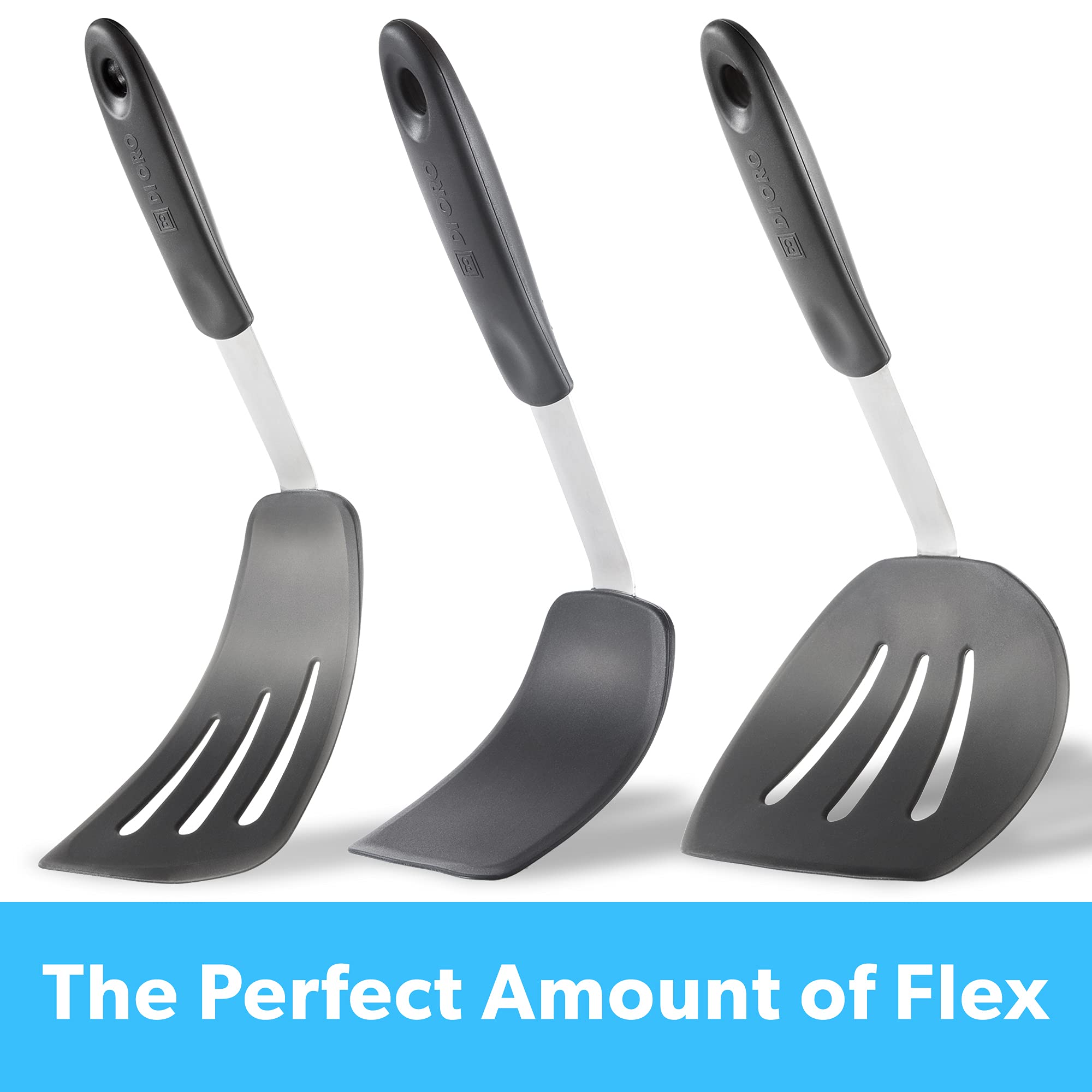 DI ORO Living 600°F heat-resistant spatula endures high heat
