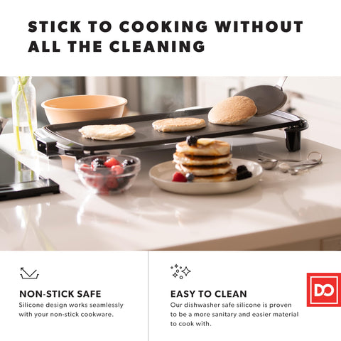 DI ORO Living silicone turner with ergonomic grip for comfortable control