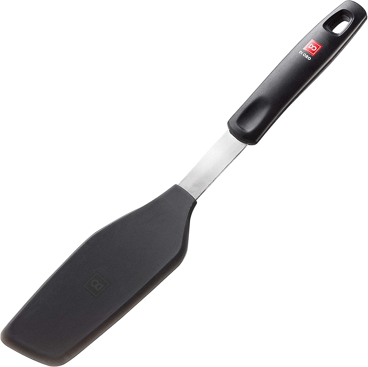 DI ORO Living omelette spatula showing 600°F heat resistance for safe high-heat cooking.