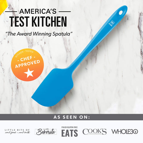 DI ORO Living spatula scraping bowls with precision