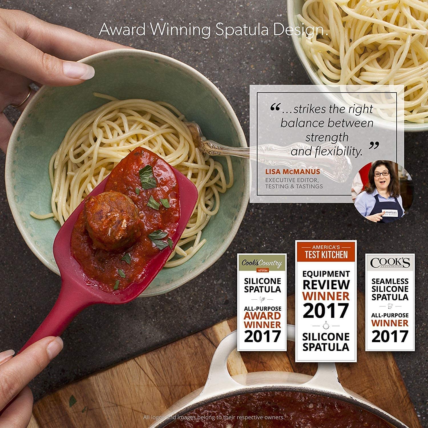 DI ORO seamless spoonula demonstrates dishwasher-safe convenience and easy cleanup