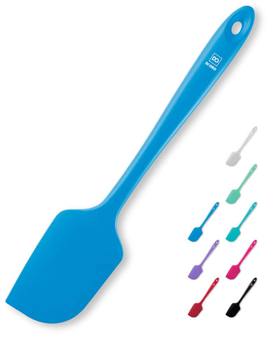 DI ORO Living blue silicone spatula with seamless design for easy scraping and mixing