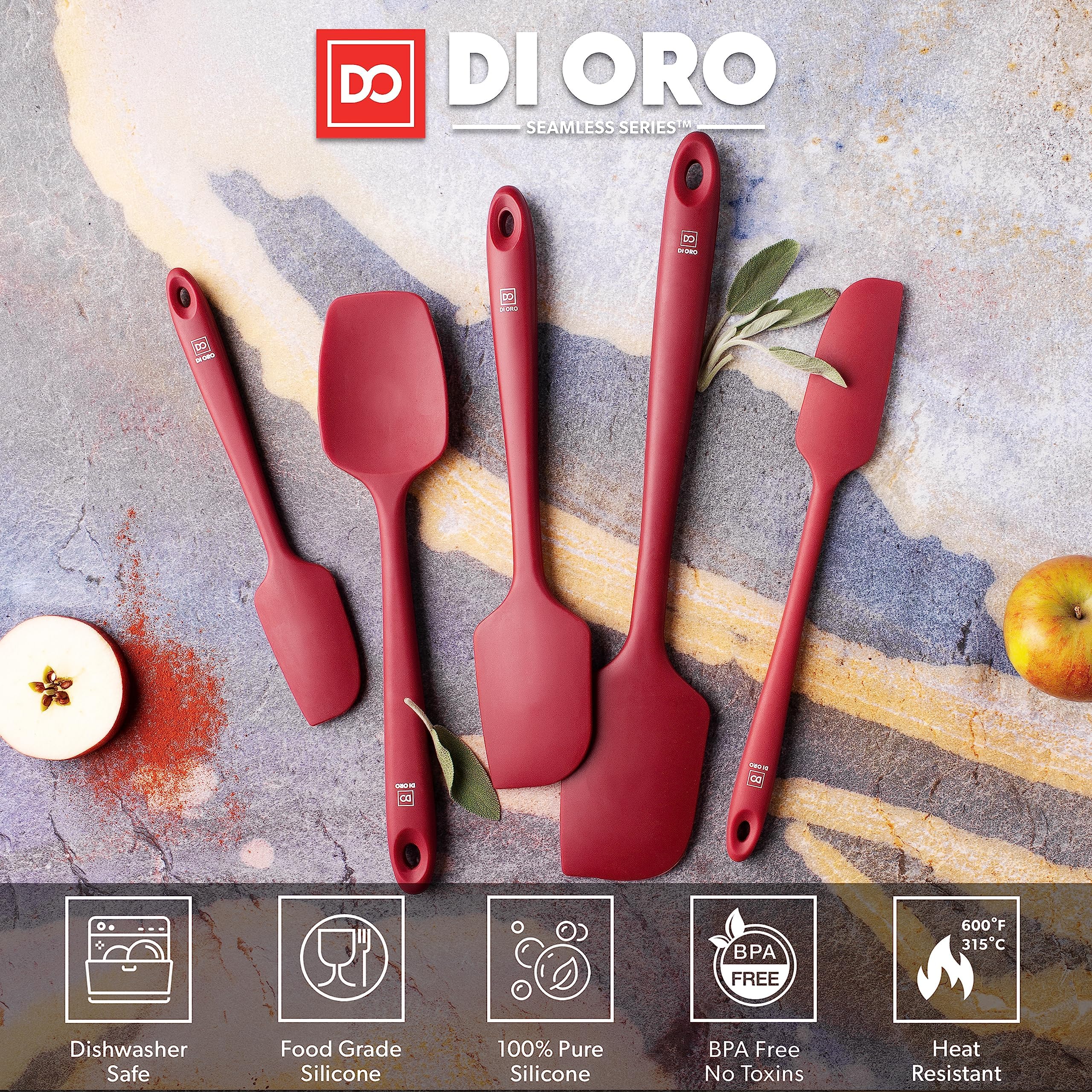 DI ORO Living jar spatula for thick pastes and containers