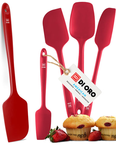 DI ORO Living large silicone spatula for flipping and scraping nonstick cookware