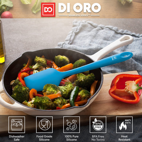 DI ORO Living spatula with stainless steel core for added durability
