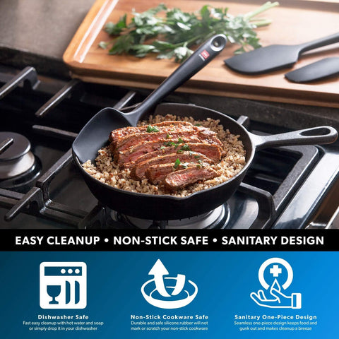 DI ORO Living spoonula features an ergonomic handle for comfortable grip