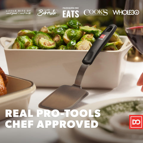 Di Oro Living spatulas-heat-resistant-600f handle and blade for high-temp cooking