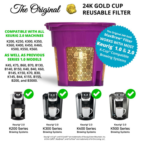 DI ORO MaxBrew filter with safe, dishwasher-friendly design for quick cleaning.
