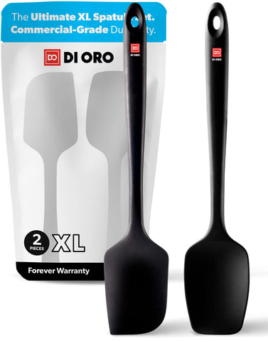 DI ORO Seamless Pro XL spoonula with ergonomic grip for smooth mixing