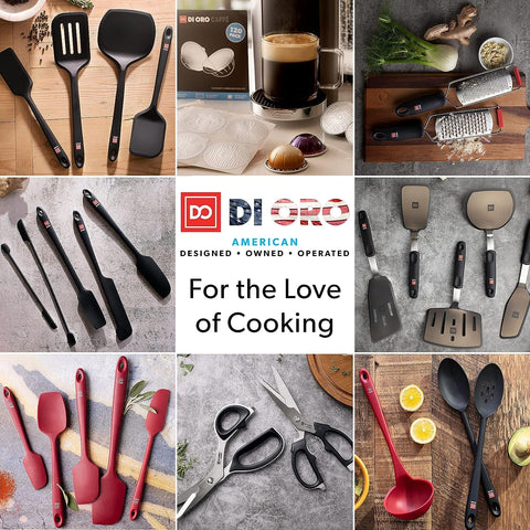 12.5-inch length provides extra reach for soups and sauces.