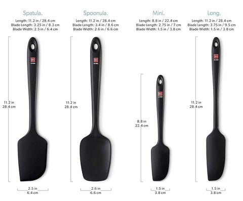 DI ORO Living dishwasher-safe spatulas simplify cleanup after cooking