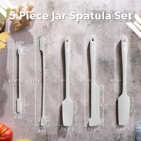 DI ORO spatulas versatile for mixing bowls and makeup containers