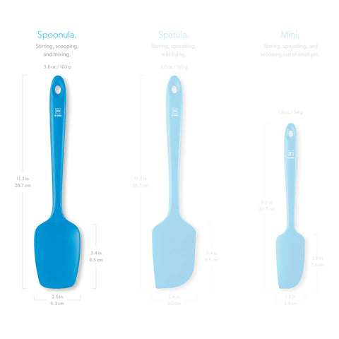 DI ORO Spoonula with ergonomic handle for comfortable use.